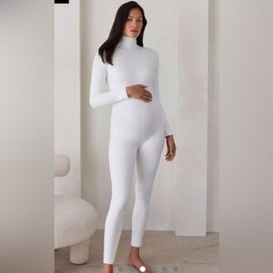 BUMPSUIT “The Penelope” Maternity Unitard – Ivory – Medium – NWT